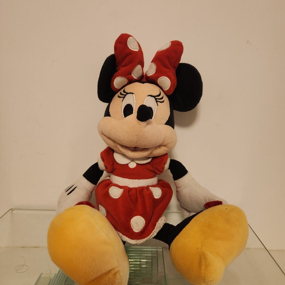 Polka Dot Disney Minnie Mouse Plush 14"